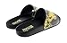 VERSACE JEANS COUTURE Womens Black/Gold Signature Pattern Pool Slide-EU38