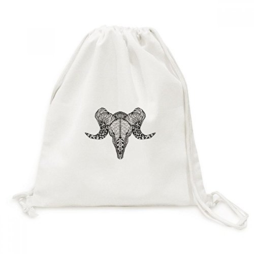 Drawstring Backpack Antelope Voyage Sacs en toile souple pour soulager le dos en balade