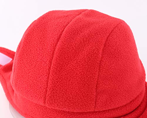 Home Prefer Toddler Hat With Earflaps For Boys Girls Cold Weather Hat Snow Ski Caps Warm Xmas Hat Red M #TOP4
