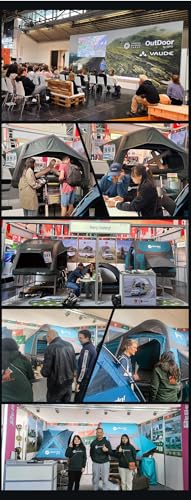 Tenda da tetto gonfiabile portatile, per 2 persone, facile da montare, quattro stagioni, antivento, impermeabile, per auto e SUV
