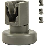 McFilter | 4X Oberkorb-Rollen für Geschirrspüler | Korbrollen für Spülmaschine | hitzebeständiger Kunststoff | Ersatzteile geeignet für AEG Favorit, Privileg, Zanussi, Juno