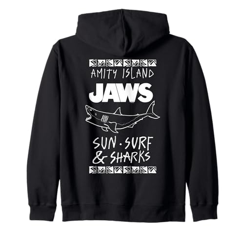 Jaws Amity Island Sun Surf & Sharks Sweat à Capuche
