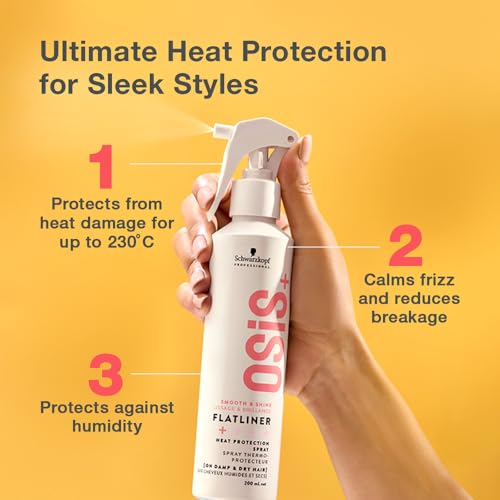 Schwarzkopf Osis Flatliner Termoprotekcyjny spray do stylizacji 200 ml (opakowanie może się różnić)