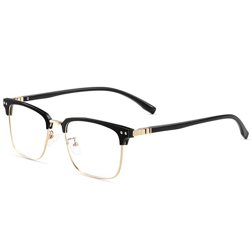WZX Occhiali da Sole a Luce variabile Anti-Blu Occhiali da Sole Occhiali da Lettura Che cambiano Colore Luce Anti-Fatica Gioco per Computer Montatura Trasparente Uomo Occhiali Anti-Luce Blu