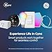GE Cync A19 LED Smart Light Bulbs, Room Decor Aesthetic Bluetooth and WiFi Color Changing Lights, LED Indoor Light Bulb, Compatible with Alexa and Google (2 Pack)