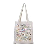 MINIGIU Asheville Gifts Asheville Trip Gift Asheville Tote Bag for Traveler Moving to Asheville Gift (Asheville Tote Bag)