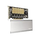 5 Slot M.2 B-Key SATA Base SSD PCI-e 3.0 x2 Bandwidth Expansion Card Require x16 Slot SI-PEX40142