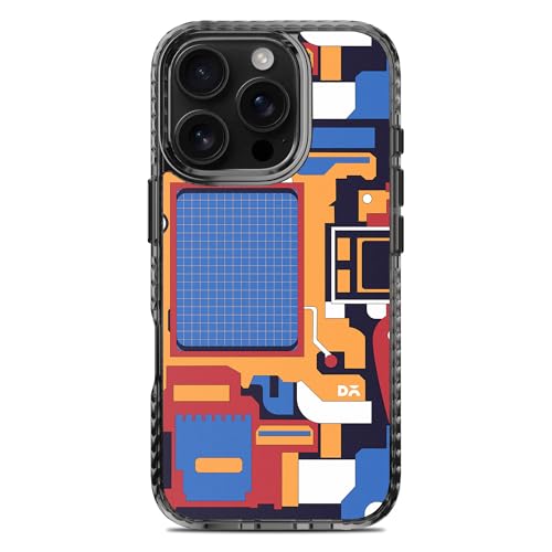 Image of DailyObjects Case for iPhone 16 Pro Compatible with Mag-Safe Wireless Charging, Stride 2.0 Cam-Era Slim Shockproof Back Cover with Inner Magnetic Ring