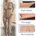 YUJIETFIT Silicone Fake Vagina Panties Hip Enhancer Pants Men's Hiding Gaff Briefs for Crossdresser Drag Queen,Wheat(upgrades)