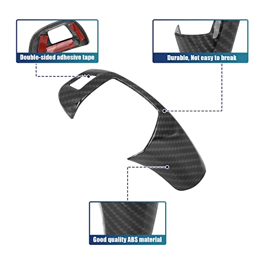X AUTOHAUX Car Gear Shift Knob Panel Cover Carbon Fiber Pattern Sticker for BMW 228i 230i 320i 328d 328i 330e 330i 335i 340i 428i 430i 435i 440i 2013-2020 by X AUTOHAUX - Image 8