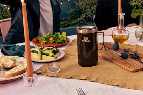 Image of STANLEY Everyday Camp Mug 24oz | Drink Through Lid | Cup for Coffee, Tea and Drinks | Insulated Stainless Steel Coffee Mug | BPA-Free | Mahogany Gloss