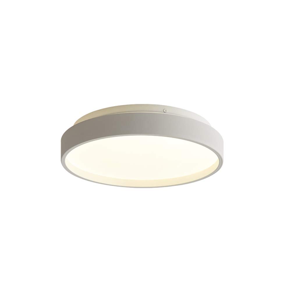 Plafonnier LED blanc 45cm pour une ambiance chaleureuse de salon