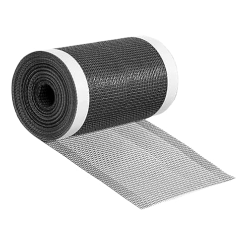 UKCOCO 1 Rollo Pegatinas Desechables para Drenaje de Ducha Filtro Antibloqueo de Captador de Cabello de Drenaje para Baño Instalación y Color Gris