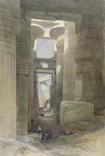 Tableaux Graffiti Art Mural le grand temple d'Amon Karnak de David Roberts Poster 60x90cm
