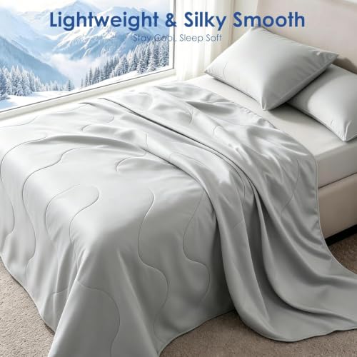 jiaao King Size/Cal King Cooling Blankets for Hot Sleepers, Cool in 30 Sec by jiaao - Used condition - Image 3