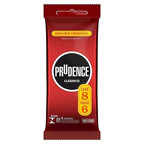 PRUDENCE CLÁSSICO - Preservativo Tradicional | Leve 8 Pague 6 Unidades REF:PRUDENCE CLÁSSICO 8 UNI