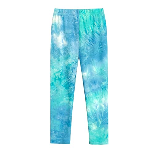 Printed Stretch Leggings for Girls,Ankle Length Pants Spring Fashion Stretch Leggings Soft Comfortable Bottoms