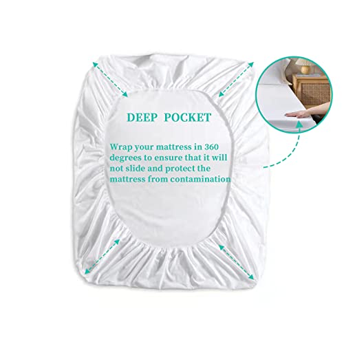 Jte Extra Thick Mattress Topper Twin, Cooling Pillow Top Mattress Pad, Waterproof Mattress Protector With 8-21 Inch Deep Pocket #TOP5