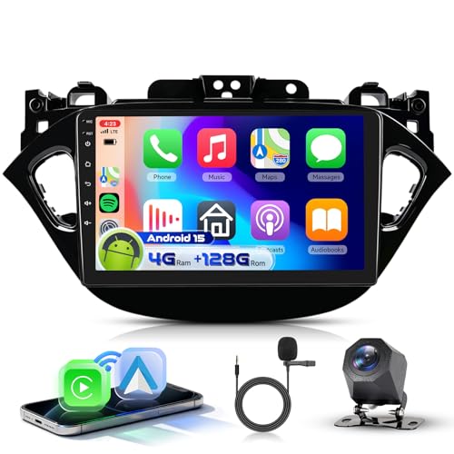 Radio para coche Opel Corsa 2015-2019 de 9" con CarPlay para modernizar tu conducción