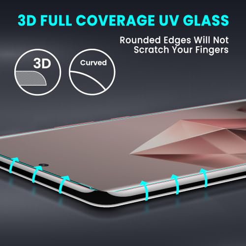 Image of ArmourPro 2 Pack Matte UV Tempered Glass for Infinix Note 50s and Infinix Note 40 Pro 5G, Premium Curved Screen Protector with Anti-Glare Finish, Edge-to-Edge Coverage, Fingerprint Friendly and Case Friendly
