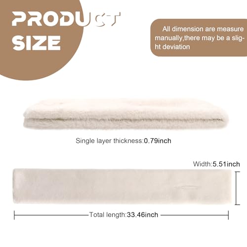 Faux Fur Loop Scarf for Women - Thermal Black Neck Warmer Winter Thick Collar & Machine Washable4