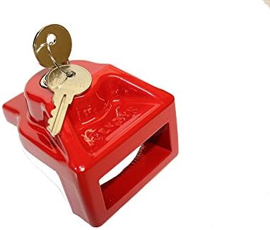 Jendyk GHAL-KA Red Aluminum Glad Hand Lock (Keyed Alike), 1 Pack