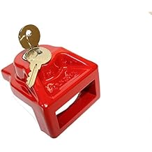 GHAL-KA Red Aluminum Glad Hand Lock Keyed Alike, 1 Pack