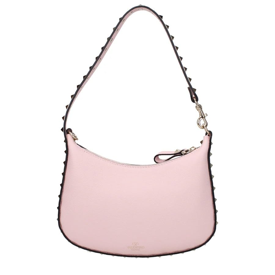 Valentino Garavani Bolsa de ombro feminina de couro, Rosa