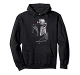 Star Wars The Mandalorian Big Face Poster Pullover Hoodie
