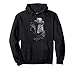 Star Wars The Mandalorian Big Face Poster Pullover Hoodie