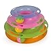 XuCesfs Tower Tracks Pet Toy Cat Tracks Tower Track Roller 3 livelli Puzzle Giocattoli per gatto cane animale domestico