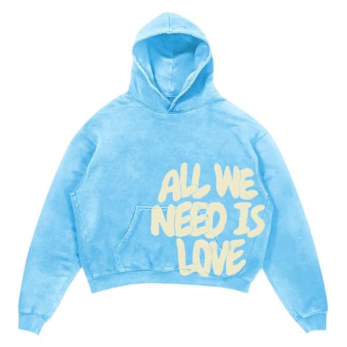 Sweat-Shirt coloré pour Homme avec imprimé Lettre Hip-hop modèle #325F