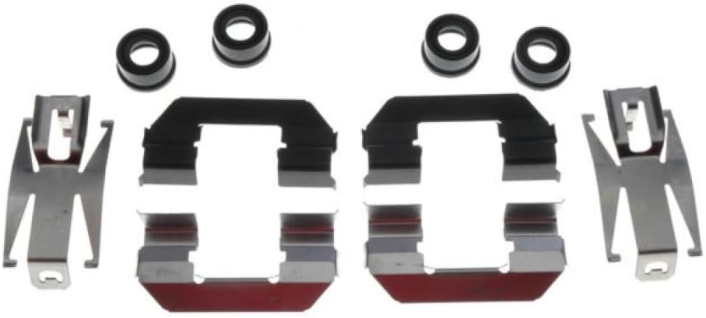 KarParts360 For Ford E-250 Econoline 2001 2002 Disc Brake Caliper Hardware Kit Front | Steel | Regular Brake Service | With Clips and Bushings
