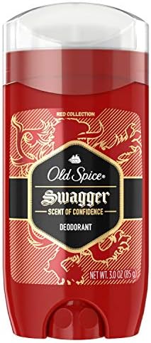 Old Spice Aluminum Free Deodorant for Men Swagger Lime & Cedarwood Scent Red Collection 3 Oz (Pack of 3)