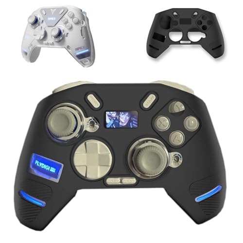 NOUKAJU Case for FLYDIGI APEX 4, Controller Case,Anti-Drop, Anti-Scratch,Shockproof,Silicone Protective Cover for FLYDIGI APEX 4 Wireless Controller(Black)