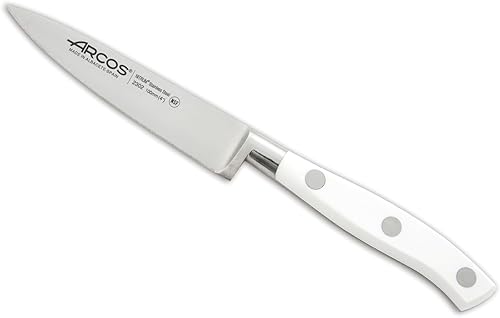 Miniatura 3 de ARCOS Cuchillo de pelar de acero inoxidable de 4 pulgadas. Cuchillo de cocina para pelar frutas y verduras. Mango ergonómico de polioximetileno y