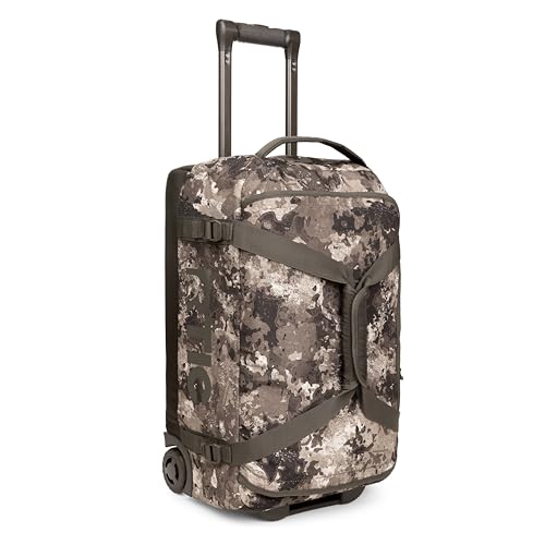 RTIC Road Trip Rolling Duffle Bag with Wheels for Men and Women, Traveling Tote for Travel, Gym, Weekender, Camping, Overnight Carry On, Sports, Spacious, Water Resistant, Medium, Olive Midnight Camo