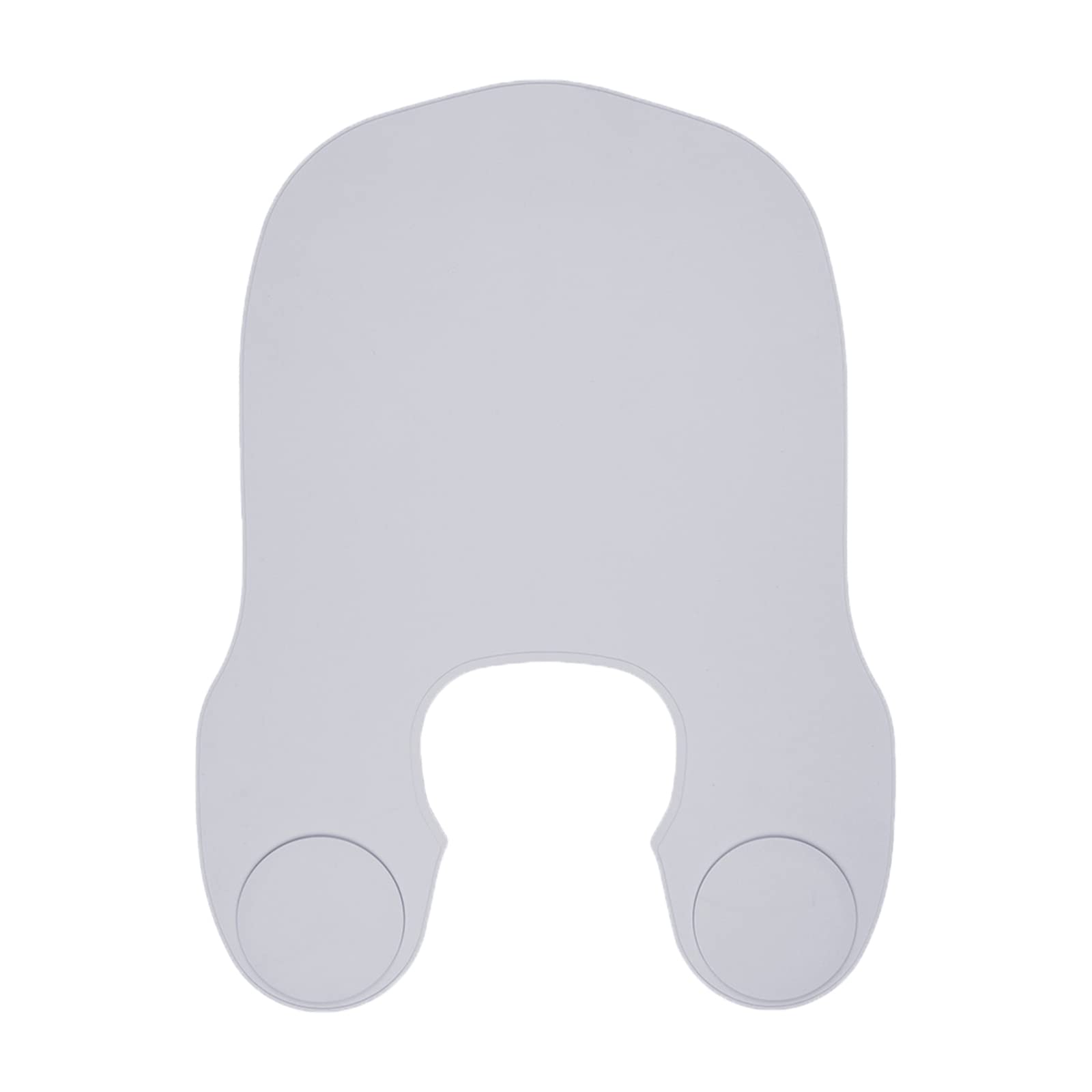 Wokyo Hair Cutting Collar Extra Long, Non-Slip Neck Wrap Haircut Shawl Cape Silicone Neck Shield (Grey long)
