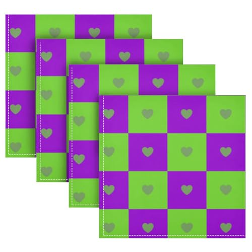 Servilletas de tela cuadradas 50.5x50.5 cm pack 4 miniatura 1