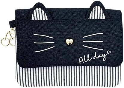 Amazon ポップパーラー ネコミミst 移動ポケット マルチポケット ポケットポーチ クリップ付き 抗菌 子供 女の子 Wpk 531 ブラック ショルダーバッグ ポシェット