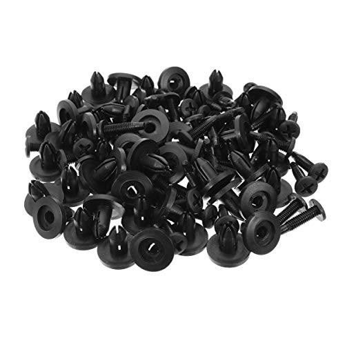 Clips de sujeción de 6mm de parachoques y remaches plásticos para automóvil 6