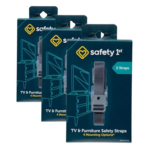 TV & furniture safety straps (2-pack) for stability