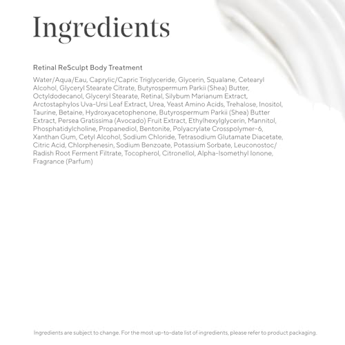 Murad Retinal İçeren Yenileyici Vücut Bakımı Kremi, Retinal Resculpt Body Treatment