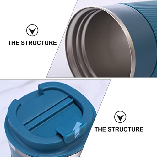 Veemoon Água Stainless Steel Vacuum Insulated Tumblers Mug Double Wall Water Coffee Cup Hot Cold Bev