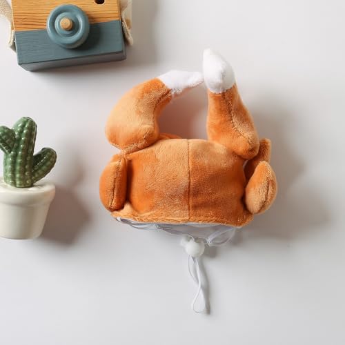 Sombrero pavo de acción de gracias para perro y gato miniatura 2