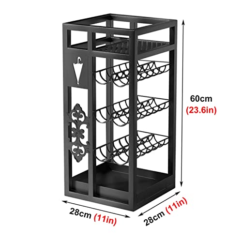 Support de rangement ventilé et étanche pour cannes de marche - 4
