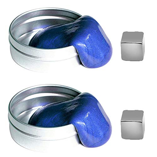 Arfun 2 Pack Magnetic Putty, Magnetic Slime Hand Therapy Putty Fidget Toy Stress Relief for Adults,  - //coolthings.us