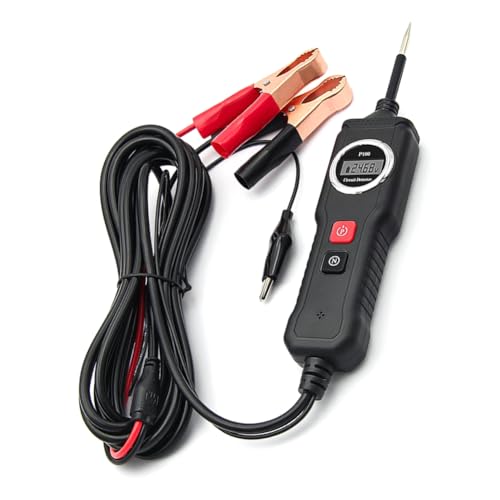 Testeur de système électrique automobile avec sonde LCD 5V-40V pour circuit