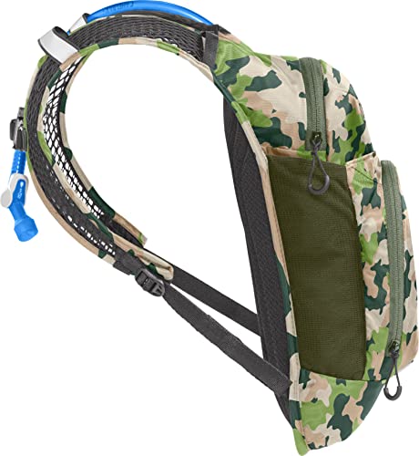Camelbak Mini M.u.l.e. Kids Hydration Backpack For Hiking And Biking - 50Oz, Camo #TOP5