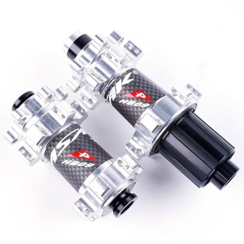 ZCXBHD �f�B�X�N�u���[�L�n�u �}�E���e���o�C�N�p �X���[�A�N�X�� 24H�n�u �t�����g2�E���A4�� �x�A�����O 15*100MM/12*142MM HG/MS/XD�^���[ 7/8/9/10/11/12�� �J�Z�b�g�t���[�z�C�[���Ή�(Silver,T